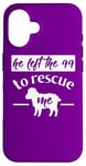 iPhone 16 Christian Quote Left 99 Rescue Me Sheep Shepherd Bible Story Case