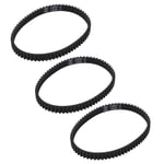 3 X Vacuum Cleaner Belt Standard Rubber Vacuum Belt For Bissell ProHeat 2X♡