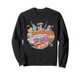 Snacking Around The World Foodie Adventure Sweatshirt