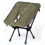 TD® Army Green Utomhusfällbar stol Bärbar Strandskiss Camping Fiske Moon Picknickstol Fällstol Ultralätt
