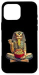 Coque pour iPhone 16 Pro Max Nouilles japonaises Pharaoh King Tut Ramen