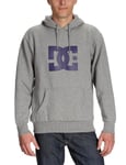 DC Shoes Star hood hood - Sweat shirt - Homme - Gris/violet - XL