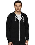 New Balance Core Fleece Full Zip Sweat à Capuche Homme, Noir, M