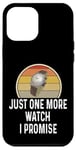 Coque pour iPhone 12 Pro Max Montre amusante pour les amateurs de montres Just One More Watch I Promise Timepiece