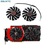 Ventilateur de refroidissement de carte vidéo PLD10010S12HH,pour gelée GTX970 GeForce GTX 970 GAMING touristes GérTwin,6 broches,95mm