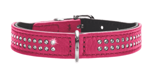 Dog Collar Diamond Petit Pink 24 - Neck 17-21cm - Koirat - Kaulapannat, hihnat ja valjaat - Koiran kaulapannat - Hunter