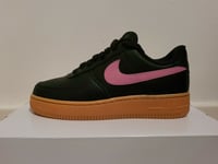 Wmns Air Force 1 ID UK 4.5 EUR 38 Black Pink Gum Brown AQ3778 994