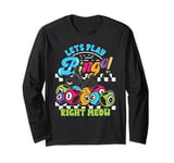 Bingo Player Cat Lover Lets Play Bingo Right Meow Gambling Long Sleeve T-Shirt