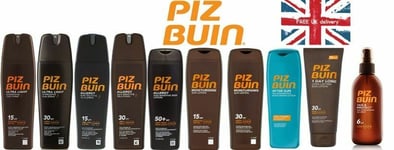 Piz Buin Sun Sprays Or Lotions Spf 6/15/30/50 And After Sun 200/150ml. Brand