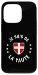 Coque pour iPhone 13 Pro Humour Savoie Je suis de la Yaute Drapeau savoyard