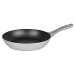 Progress by WW BW11810 24cm Frying Pan, Smartstone Non-Stick Coating, Uses Little to No Oil, Pearlised Effect, Stay-Cool Handles, For All Hob Types, Metal Utensil & Dishwasher Safe, Tempered Glass Lid