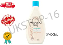 Aveeno Baby Daily Care Hair and Body Wash 3*400 ml