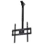 Maclean MC-943 Support de Plafond Universel OLED QLED LCD Plasma TV orientable et inclinable en Hauteur réglable de 32 à 50 à 35 kg également pour Toit incliné