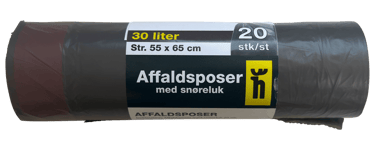 Avfallspåse med dragsko 30 L