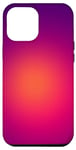 Coque pour iPhone 12 Pro Max Violet-Rose Orange Ombre Dégradé Aura Mignonne Esthétique