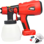 Cordless Paint Sprayer for Milwaukee 18V m18 Battery, 3 Spray Modes Paint Spray