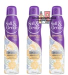 3 x Soft & Gentle MAGNOLIA HUG Pear & Magnolia Anti Perspirant Deodorant 250ml