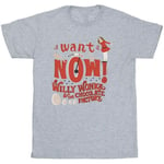 T-shirt enfant Willy Wonka  Verruca Salt I Want It Now