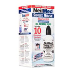 NEILMED SINUS RINSE STARTER KIT WITH BOTTLE AND 10 PREMIXED SACHETS