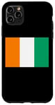 Coque pour iPhone 11 Pro Max Drapeau de la Côte d'Ivoire Fier Patriote Souvenir Fan Patriotique