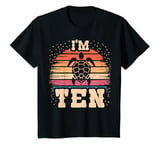 Youth Turtle 10 Year Old Birthday Boy Girl 10th Turtle Birthday T-Shirt