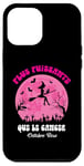 Coque pour iPhone 14 Plus Octobre Rose 2024 Ruban Cancer Du Sein Halloween sorcière