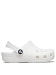 Crocs Kids Classic Clog - White, White, Size 13 Younger