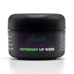 Naturally Wicked® Peppermint Lip Scrub 15ml - Exfoliating, Natural & Vegan