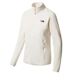 THE NORTH FACE 100 Glacier Sweat-Shirt, Marque : Gardenia White, XS Femme