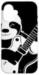 Coque pour iPhone 16 Musicien Guitare électrique Paresseux