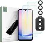 Samsung Galaxy A25 (5G) Tech-Protect Supreme Set - 2 x Skjermbeskyttelse og Kameralinsebeskyttelse - Gjennomsiktig