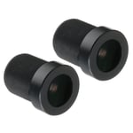 6mm CCTV Camera Lens 5MP F2.0 FPV Security Camera Lens for Camera, Black 2Pcs