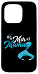 Coque pour iPhone 15 Pro Mer Mama Fête des Mères Sirènes Mère