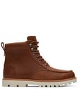 TOMS Palomar Lace Up Boots - Brown, Brown, Size 12, Men