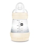 MAM - Easy Start A119 - Biberon anti-colique breveté avec tétine 1 en silicone SkinsoftTM ultra doux, pour bébé à partir de 0 mois, 160 ml, neutre, auto-stérilisable en 3 minutes