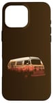 Coque pour iPhone 16 Pro Max Van Silhouette Coucher de soleil orange