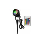 Rgb Spot led Extérieur 33.46FT/10.2m Lampe de Jardin avec Plug Éclairage Extérieur 12V 24W cob étanche IP65 Lampe pour Jardin, Chemin