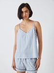 John Lewis Luna Stripe Camisole Top, Blue