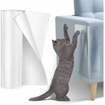 Debuns - Protection Canape Chat Anti Griffe - 30cmx5m Sticker Transparent Autocollant Rouleau Protecteur de Rayure Chat Protecteurs Anti-Griffes