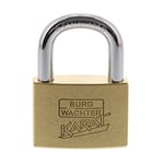 Burg-Wächter cylinder padlock, 8 mm Thickness, Pincers, 6 Keys, with 217 50/6, 1 Piece Carat 217 50/6 SB