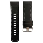 Läder klockarmband easyfit Garmin D2 Charlie - Svart