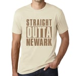 Homme Tee-Shirt Tout Droit Sorti De Newark - Straight Outta Newark - T-Shirt Graphique Éco-Responsable Vintage Cadeau Nouveauté