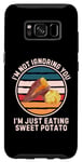 Coque pour Galaxy S8 Retro I'm Not Ignoring You I'm Just Eating Sweet Patate