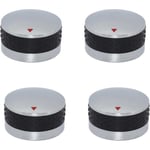 Lot de 4 boutons de commande universels pour barbecue à gaz, 58 mm/50 mm, pour cuisinière/four/grill (58 mm)