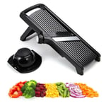 Professional Mandolin Slicer Julienne Chopper Fruit Vegetable Veg Peeler Black