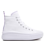 Tygskor Converse Chuck Taylor All Star Move Platform A03667C Vit