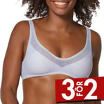 Sloggi BH 2P Oxygene Infinite Soft Bra Ljusblå Small Dam