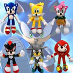 28 cm Sonic Pehmo Doll Avaimenperä Shadow Hedgehog Täytetty heilurilelu - varastossa