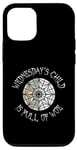 iPhone 12/12 Pro Wednesday's Child Full of Woe Trendy Popular Round Window Case