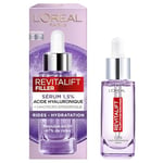 L'Oréal Paris – Sérum Anti-Rides & Anti-Âge – 1.5% Acide Hyaluronique Pur – Soin Visage Hydratant, Repulpant & Lissant – Pour Tous Types de Peaux – Revitalift Filler – 30 ml